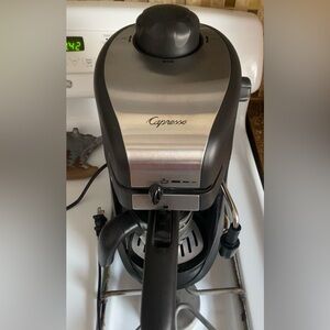 Capresso Black and Silver Espresso Machine